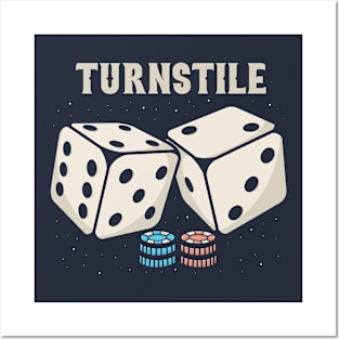 turnstile DIce Posters and Art